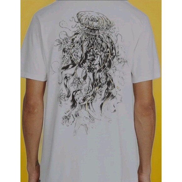 Volcom Cinzah Pangeaseed Foundation Collaboration Shirt Mens Graphic XL B15 New - Picture 1 of 8